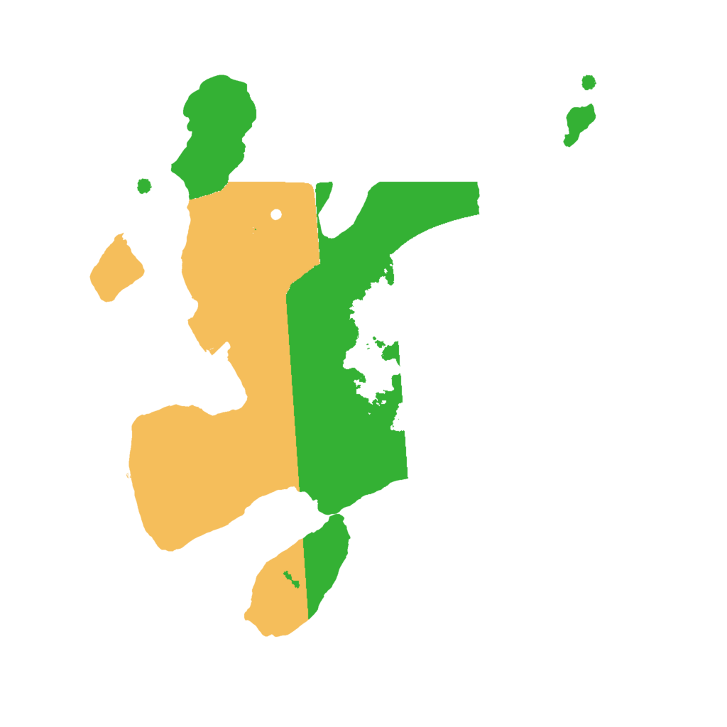 Biome Rust Map: Procedural Map, Size: 2000, Seed: 1560269227
