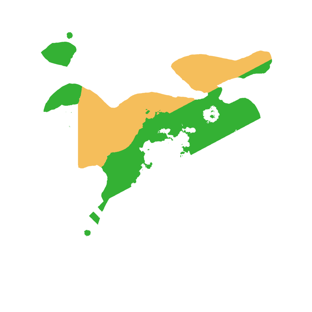 Biome Rust Map: Procedural Map, Size: 2000, Seed: 1992444177