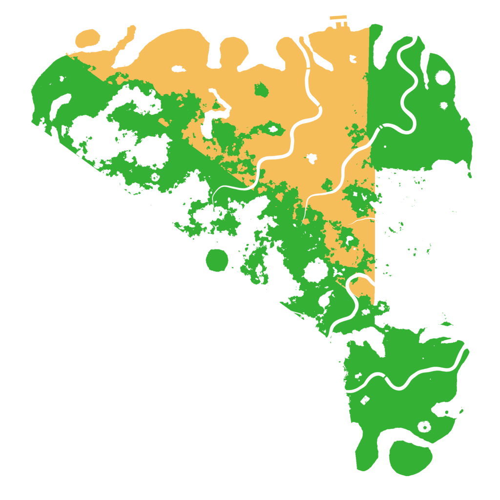 Biome Rust Map: Procedural Map, Size: 6000, Seed: 31342344