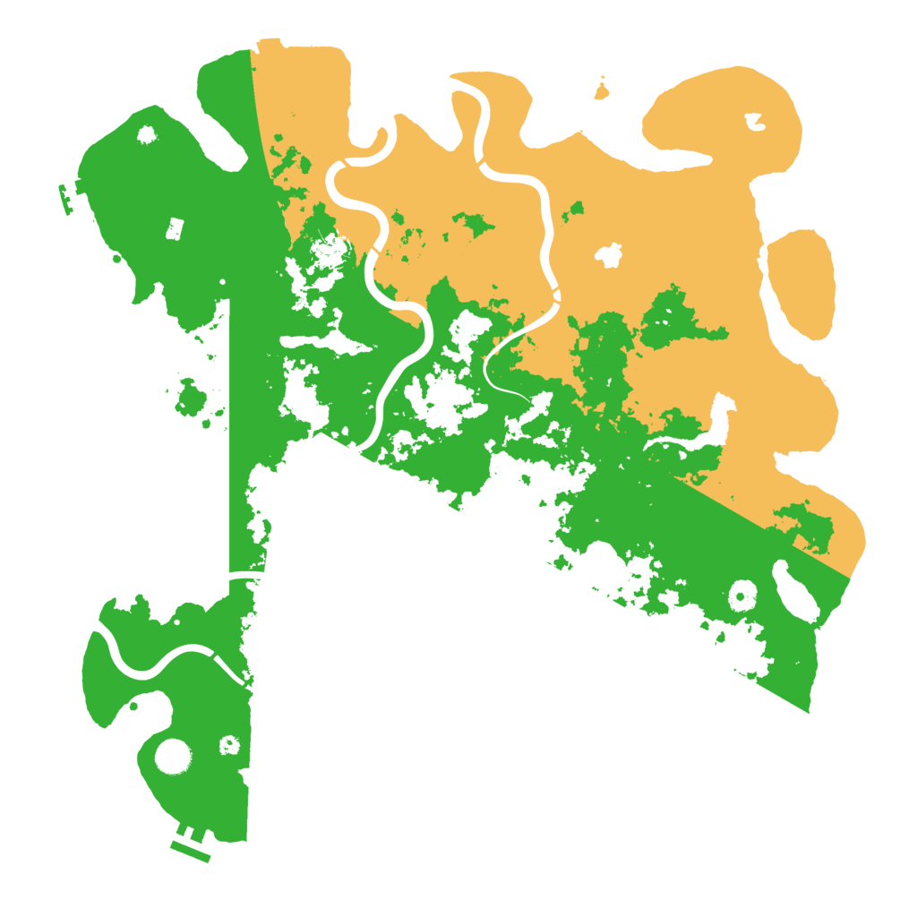 Biome Rust Map: Procedural Map, Size: 4500, Seed: 98467