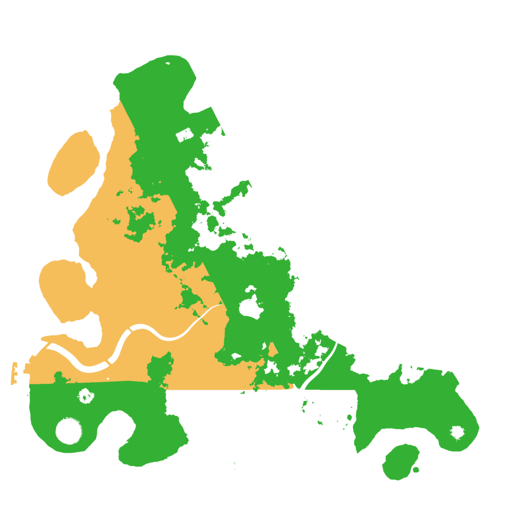 Biome Rust Map: Procedural Map, Size: 3500, Seed: 563959135