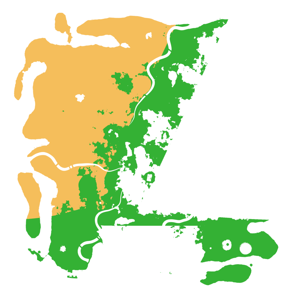 Biome Rust Map: Procedural Map, Size: 4500, Seed: 47658567