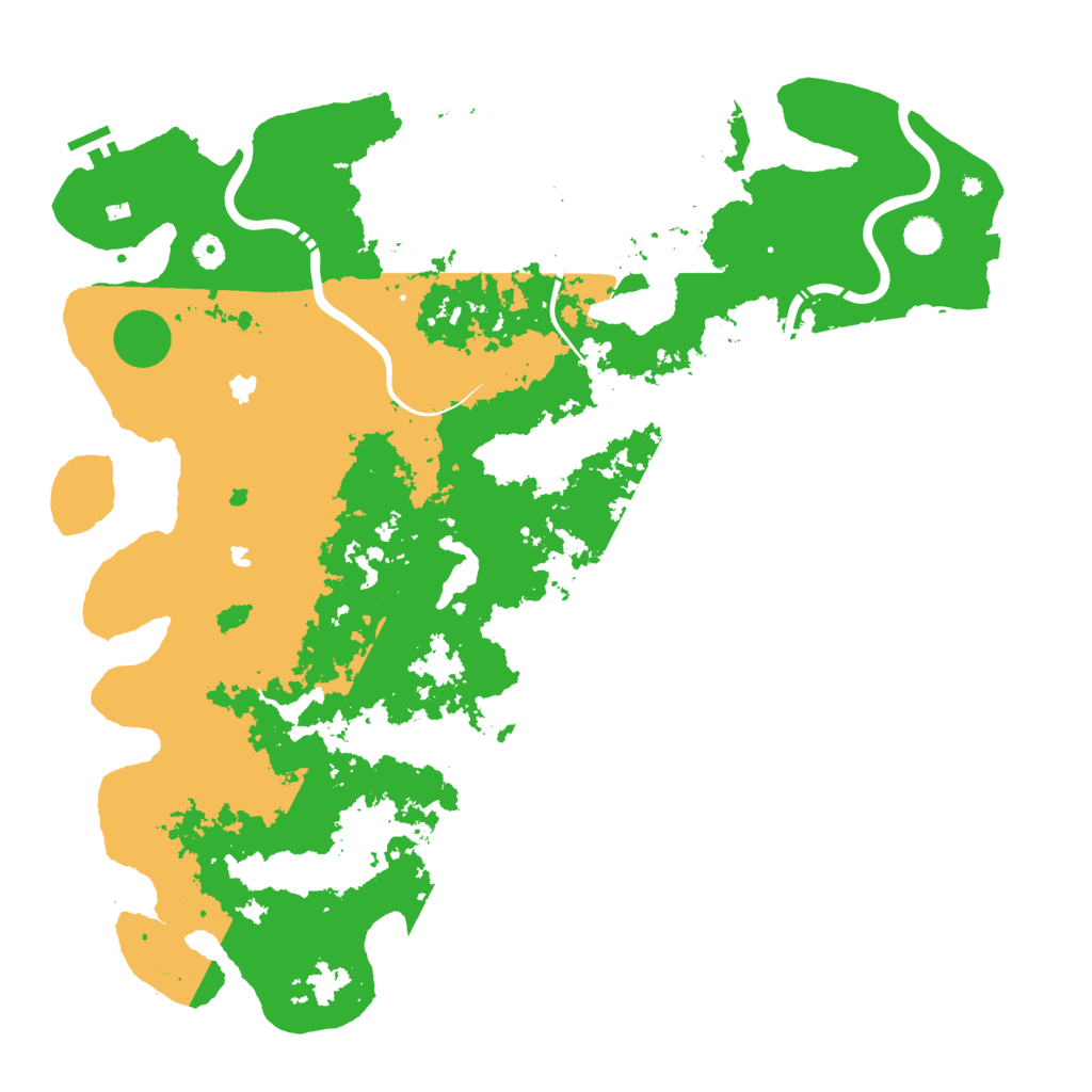 Biome Rust Map: Procedural Map, Size: 5000, Seed: 335735416