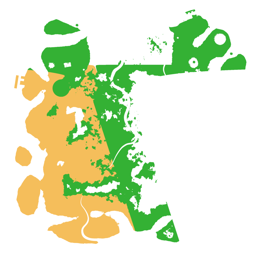 Biome Rust Map: Procedural Map, Size: 4000, Seed: 53856