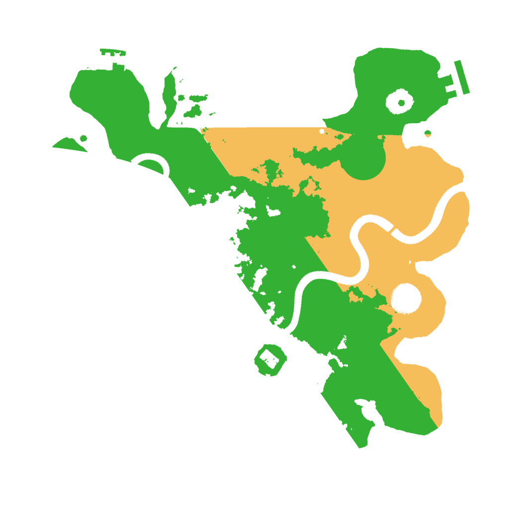 Biome Rust Map: Procedural Map, Size: 3000, Seed: 265887251