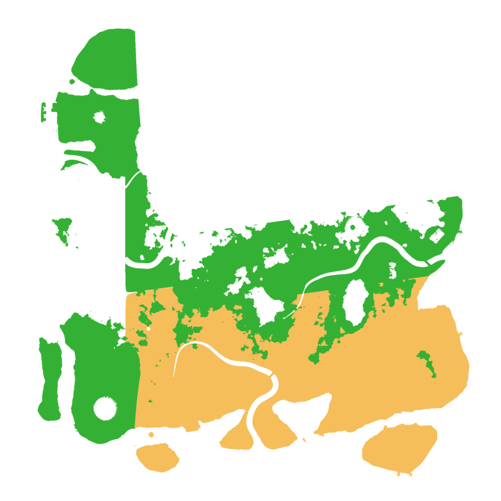 Biome Rust Map: Procedural Map, Size: 3850, Seed: 75051