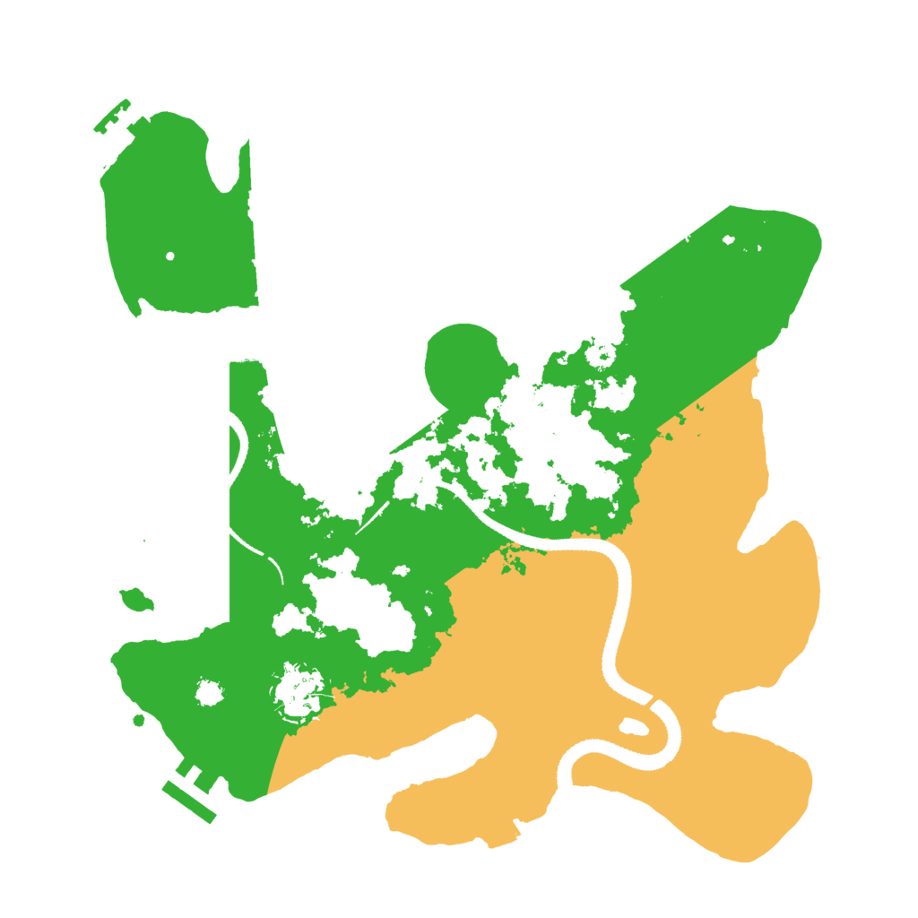 Biome Rust Map: Procedural Map, Size: 3100, Seed: 777666777