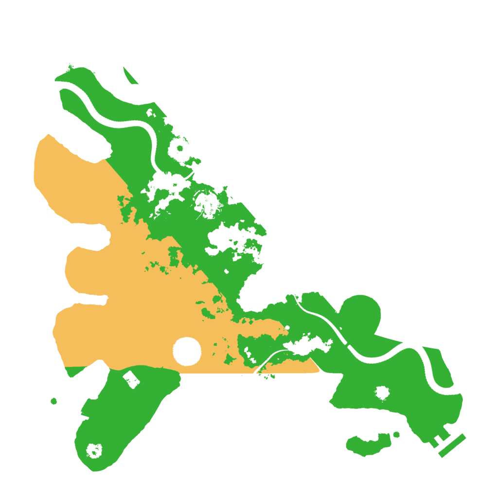 Biome Rust Map: Procedural Map, Size: 3200, Seed: 696769332