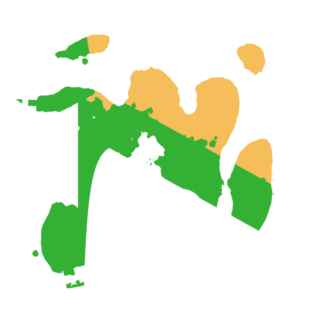 Biome Rust Map: Procedural Map, Size: 2000, Seed: 1258454088