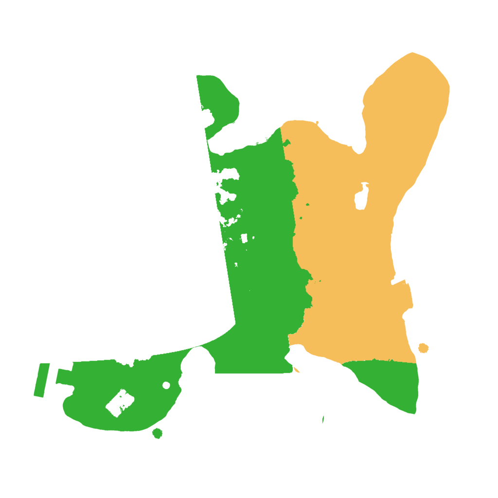 Biome Rust Map: Procedural Map, Size: 2000, Seed: 1553358256