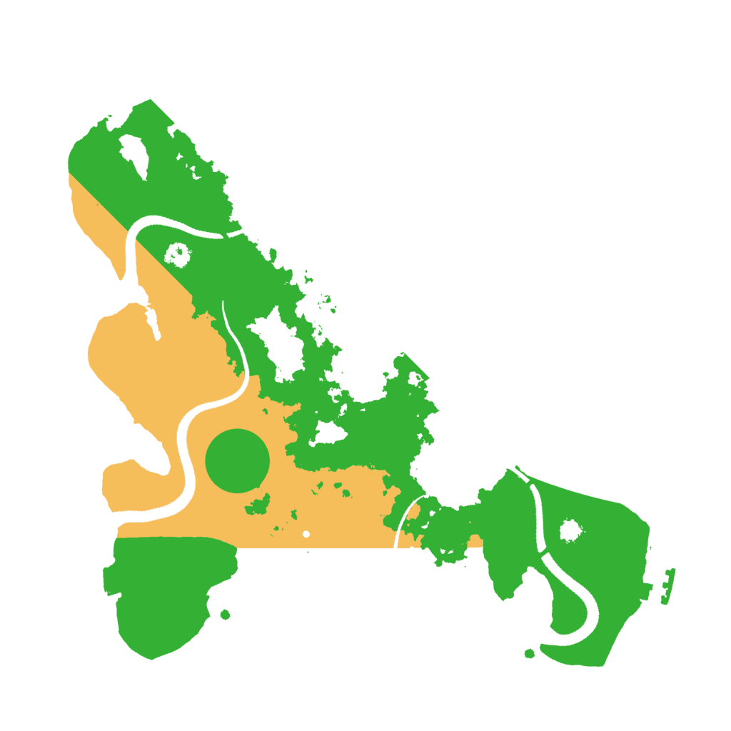Biome Rust Map: Procedural Map, Size: 3000, Seed: 20172