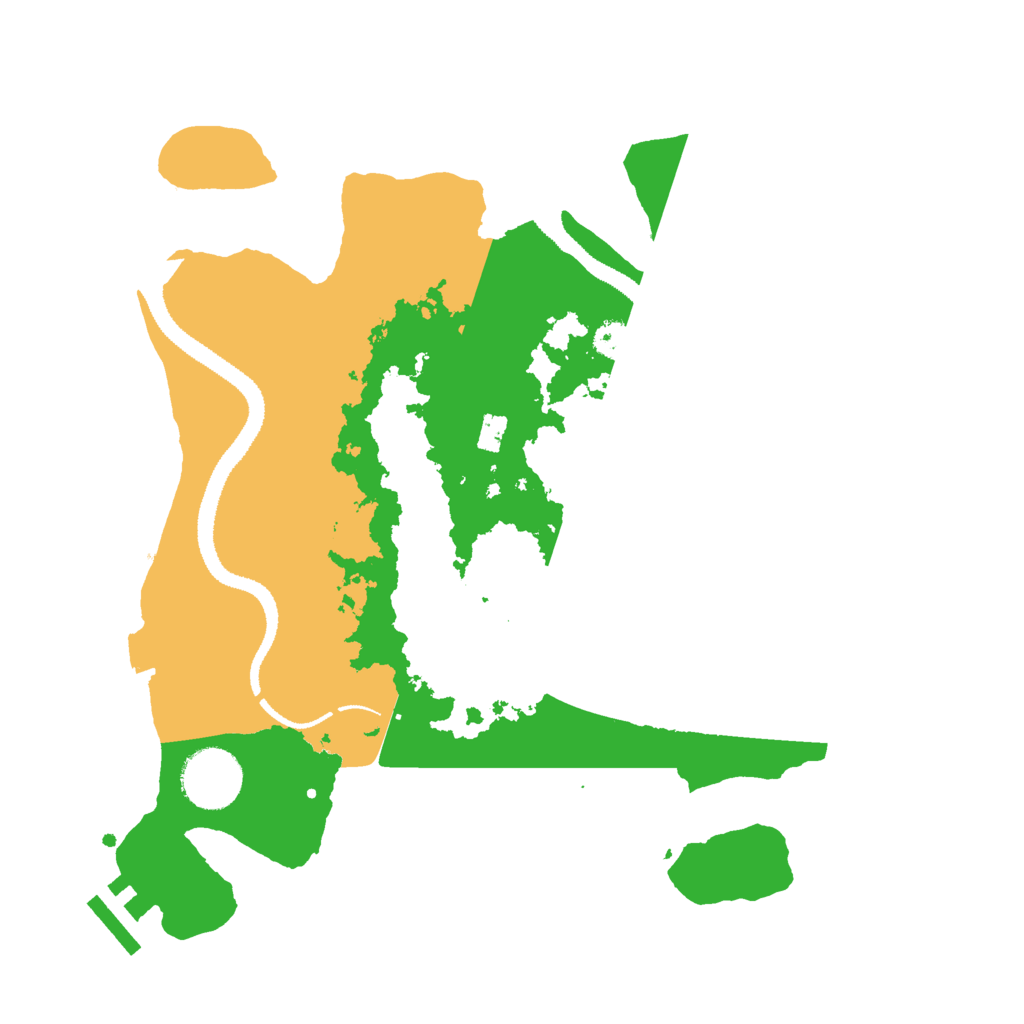 Biome Rust Map: Procedural Map, Size: 3000, Seed: 2003947882
