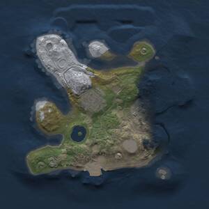 Thumbnail Rust Map: Procedural Map, Size: 2000, Seed: 1702179902, 4 Monuments