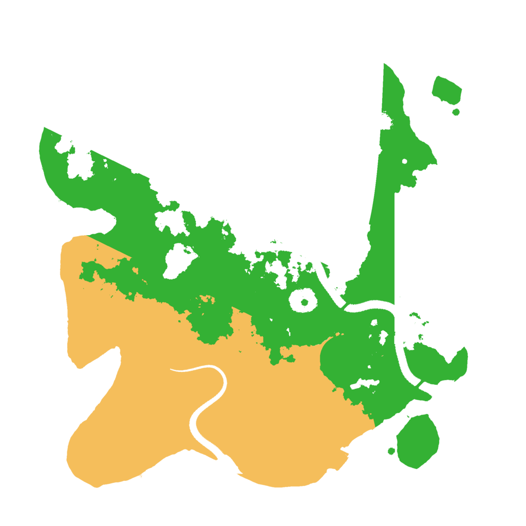 Biome Rust Map: Procedural Map, Size: 3000, Seed: 1164203864
