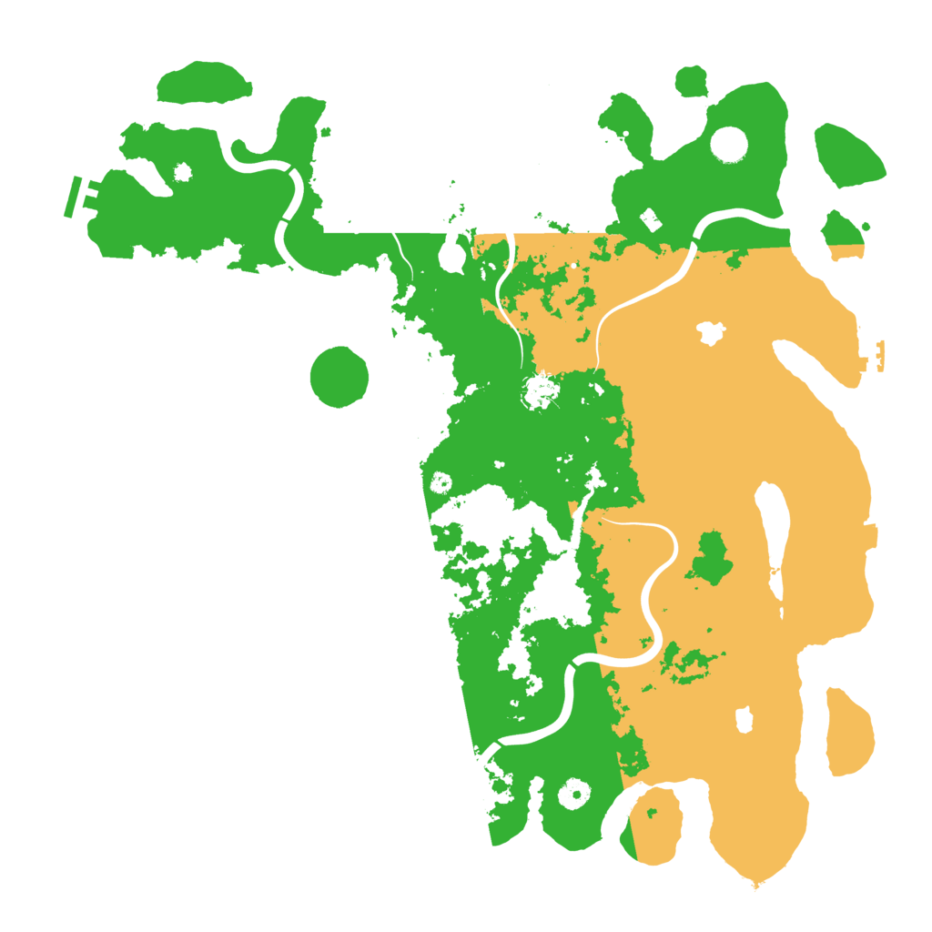 Biome Rust Map: Procedural Map, Size: 4500, Seed: 11052025