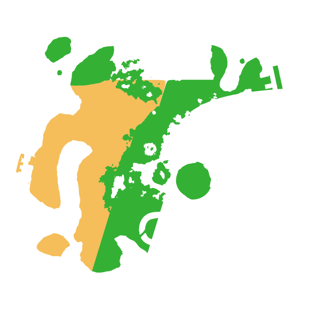 Biome Rust Map: Procedural Map, Size: 2500, Seed: 649828837