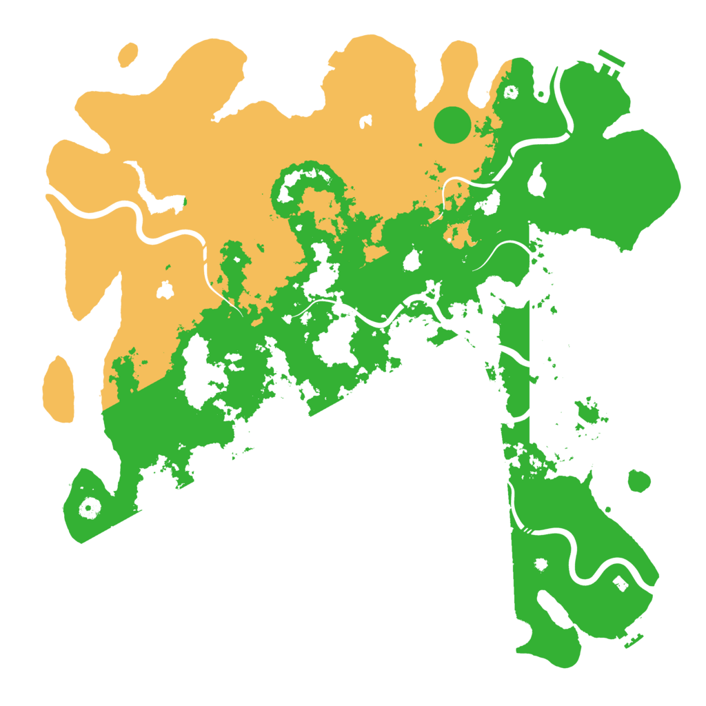 Biome Rust Map: Procedural Map, Size: 5000, Seed: 1910125971