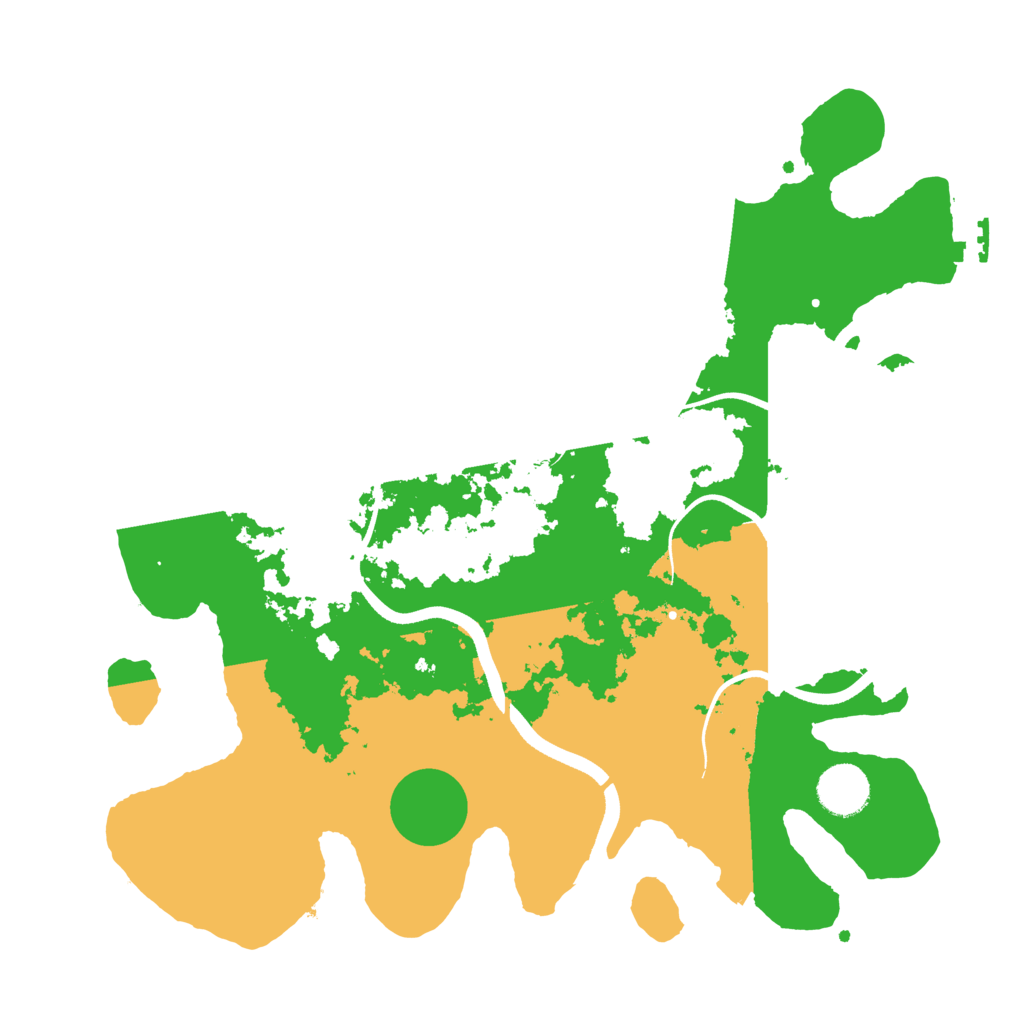 Biome Rust Map: Procedural Map, Size: 3500, Seed: 1184996385