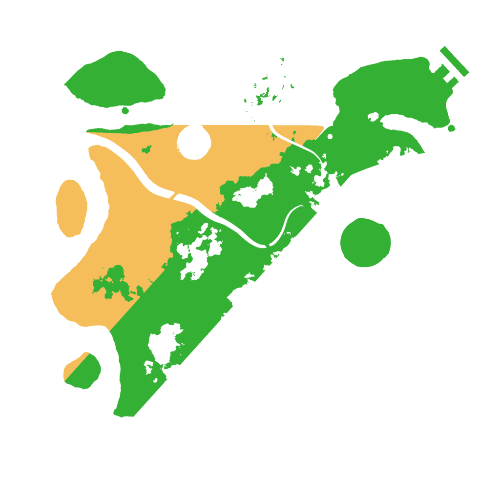 Biome Rust Map: Procedural Map, Size: 2800, Seed: 34216