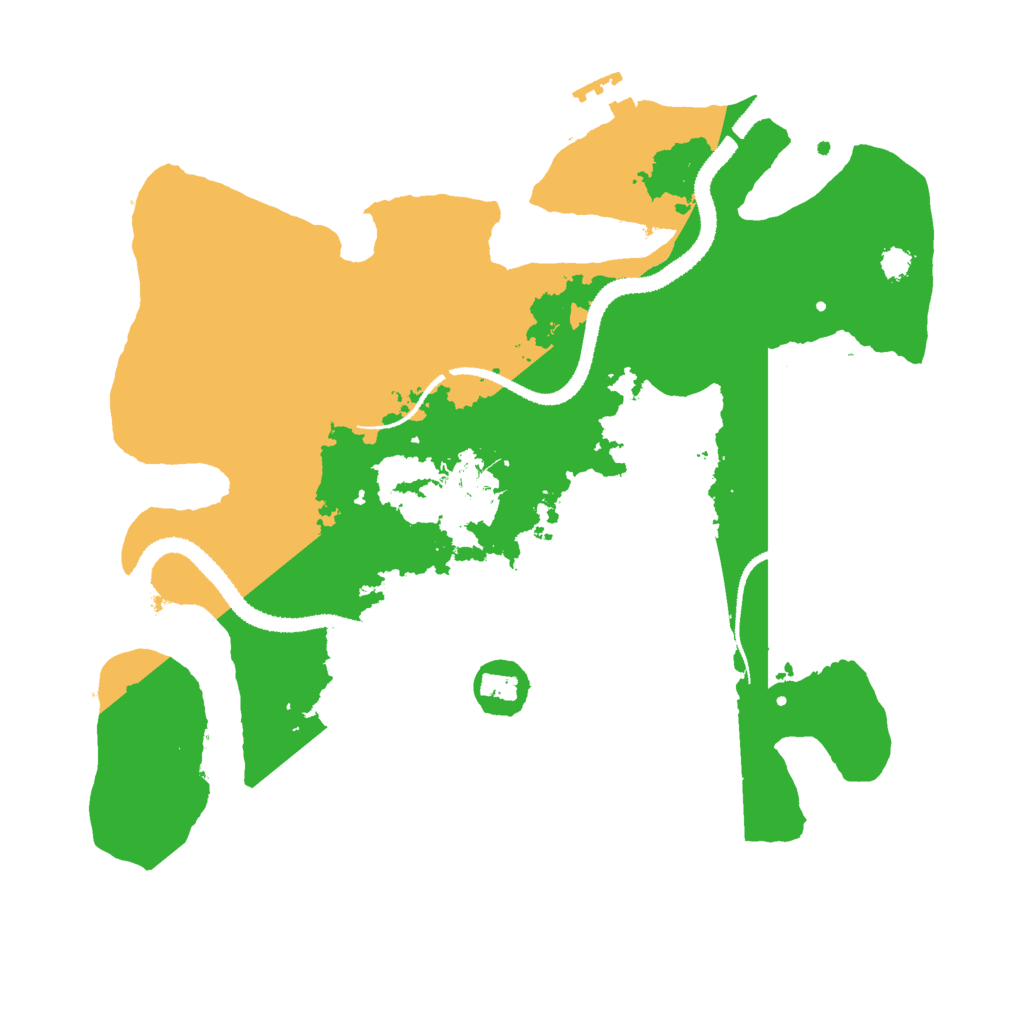 Biome Rust Map: Procedural Map, Size: 3000, Seed: 1692396898