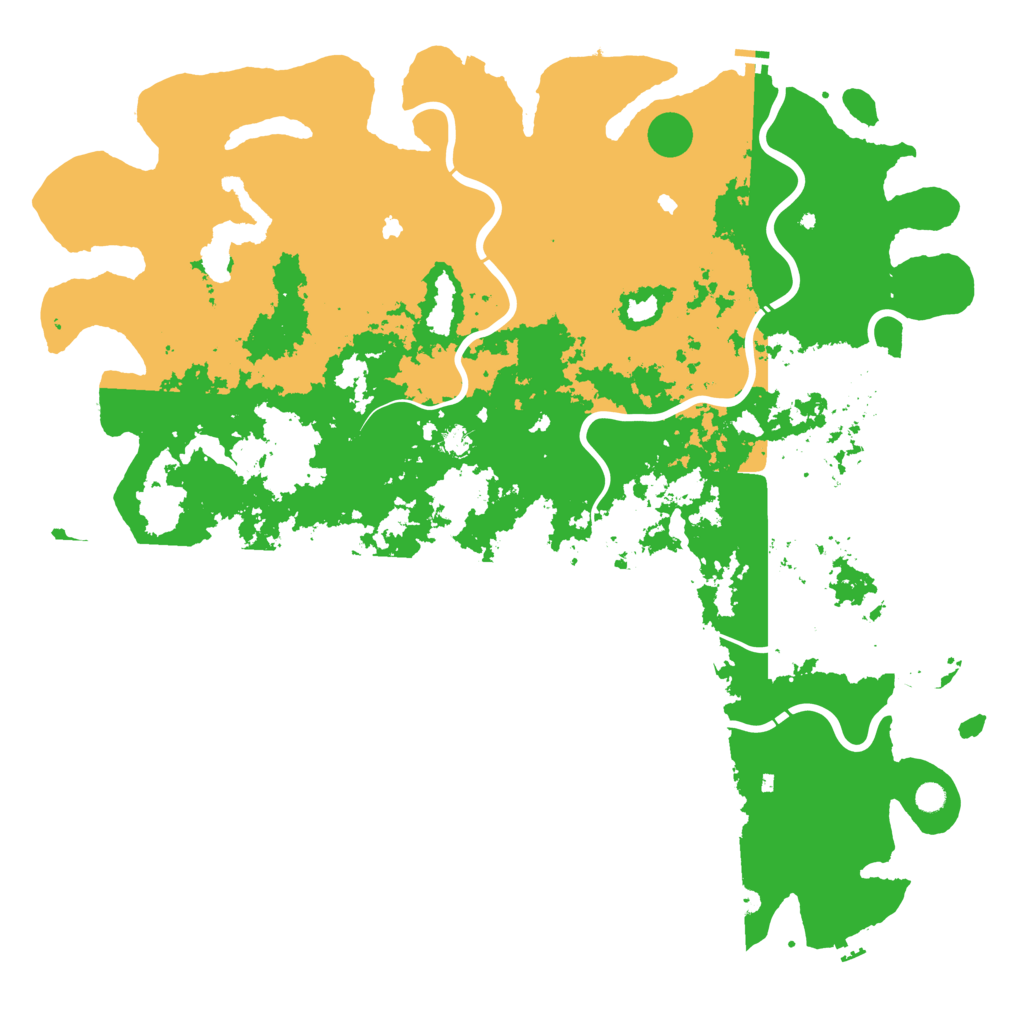Biome Rust Map: Procedural Map, Size: 6000, Seed: 17242312