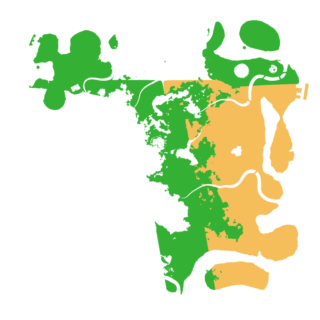 Biome Rust Map: Procedural Map, Size: 4001, Seed: 1621955370