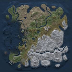 Thumbnail Rust Map: Procedural Map, Size: 4250, Seed: 1968449039, 15 Monuments