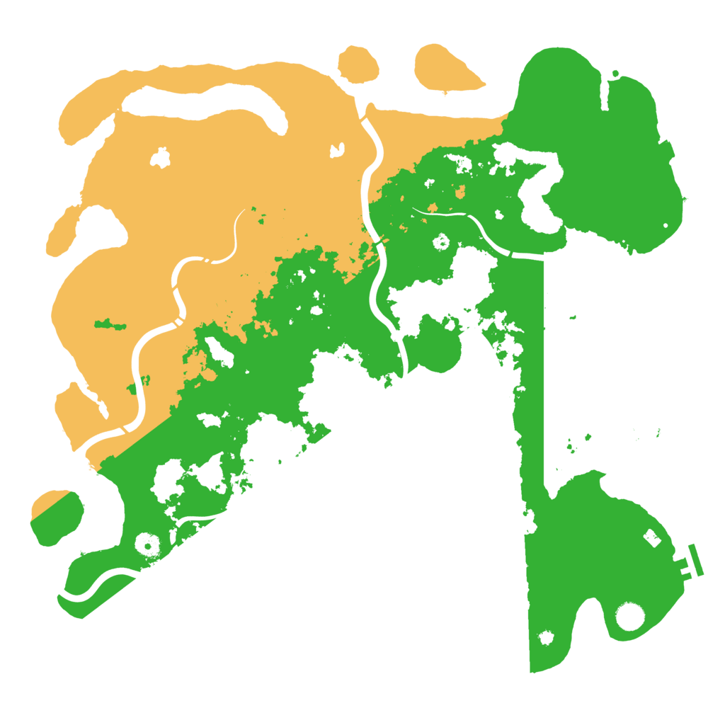 Biome Rust Map: Procedural Map, Size: 4500, Seed: 281669639