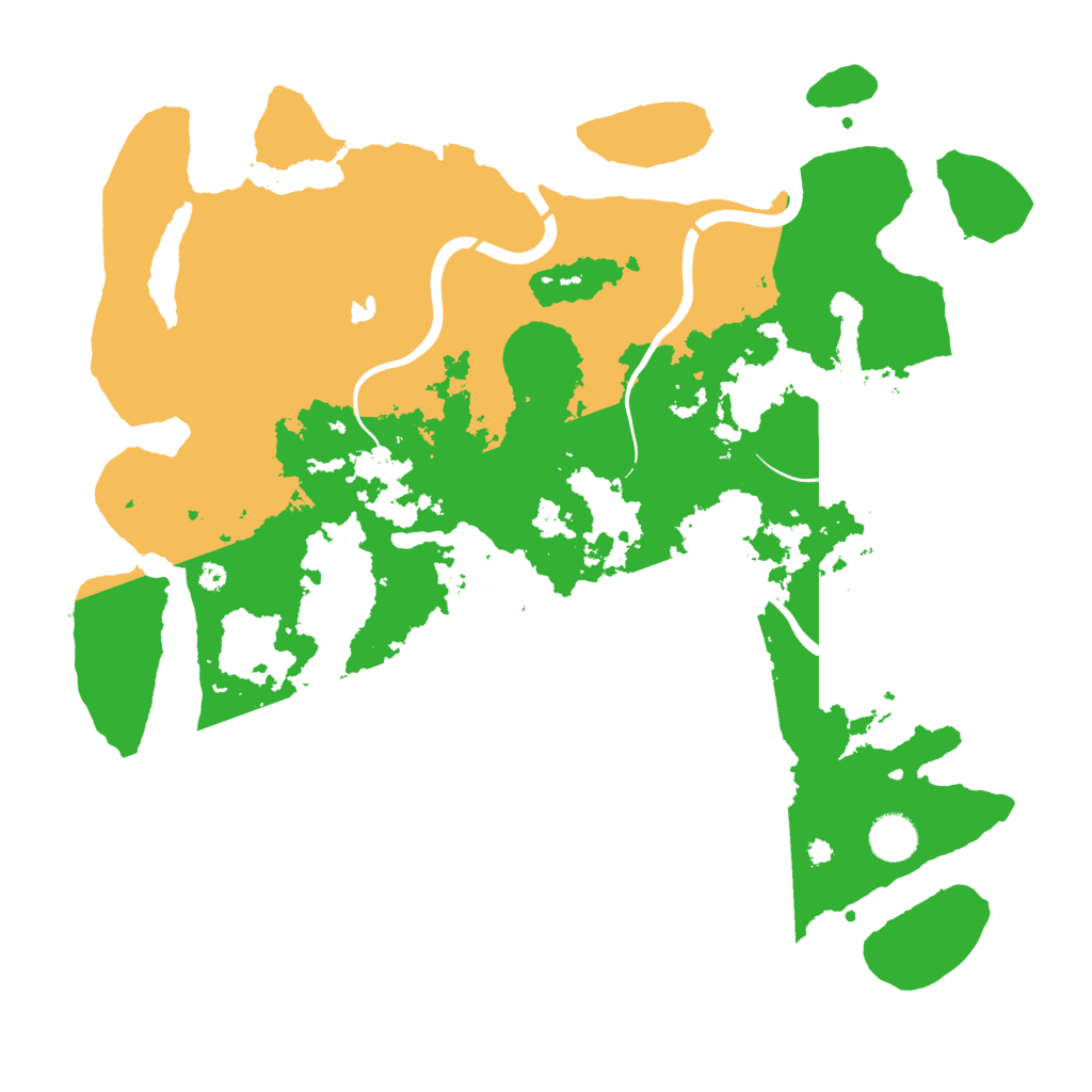 Biome Rust Map: Procedural Map, Size: 4000, Seed: 57961