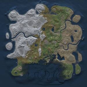 Thumbnail Rust Map: Procedural Map, Size: 4255, Seed: 1746665695, 16 Monuments