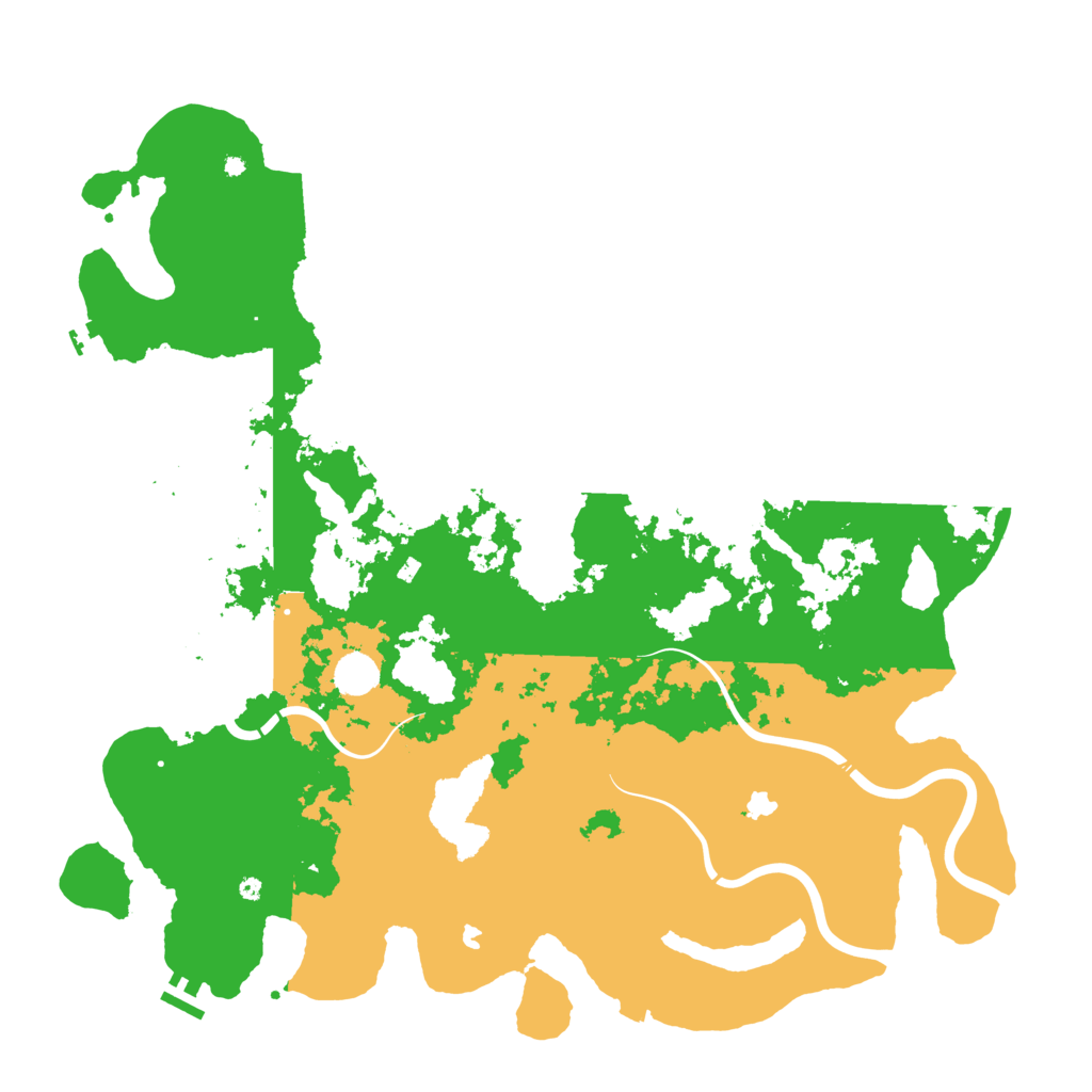 Biome Rust Map: Procedural Map, Size: 4800, Seed: 830758012