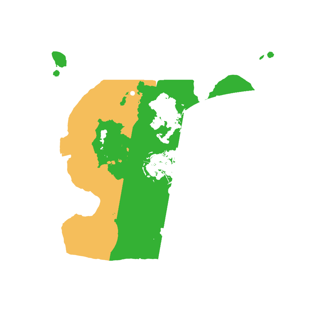 Biome Rust Map: Procedural Map, Size: 2000, Seed: 399400641