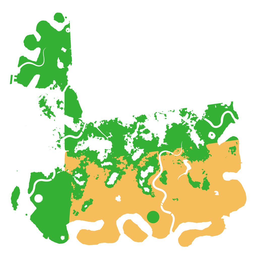 Biome Rust Map: Procedural Map, Size: 5500, Seed: 99765111