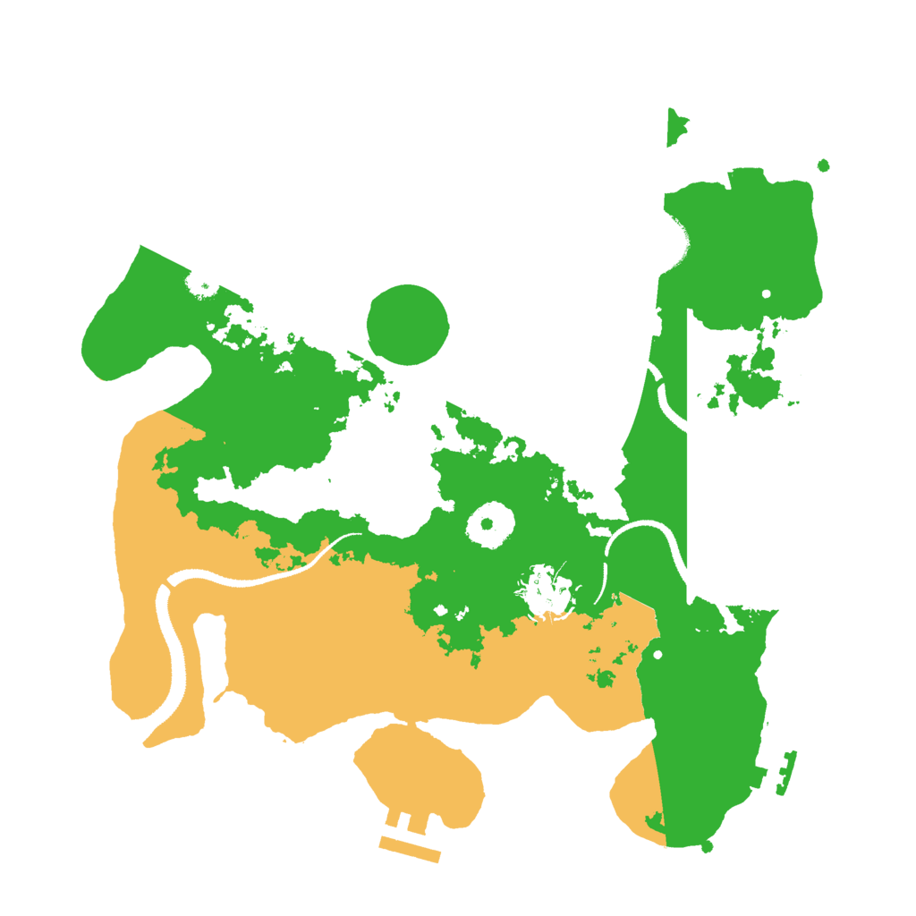 Biome Rust Map: Procedural Map, Size: 3000, Seed: 308903917