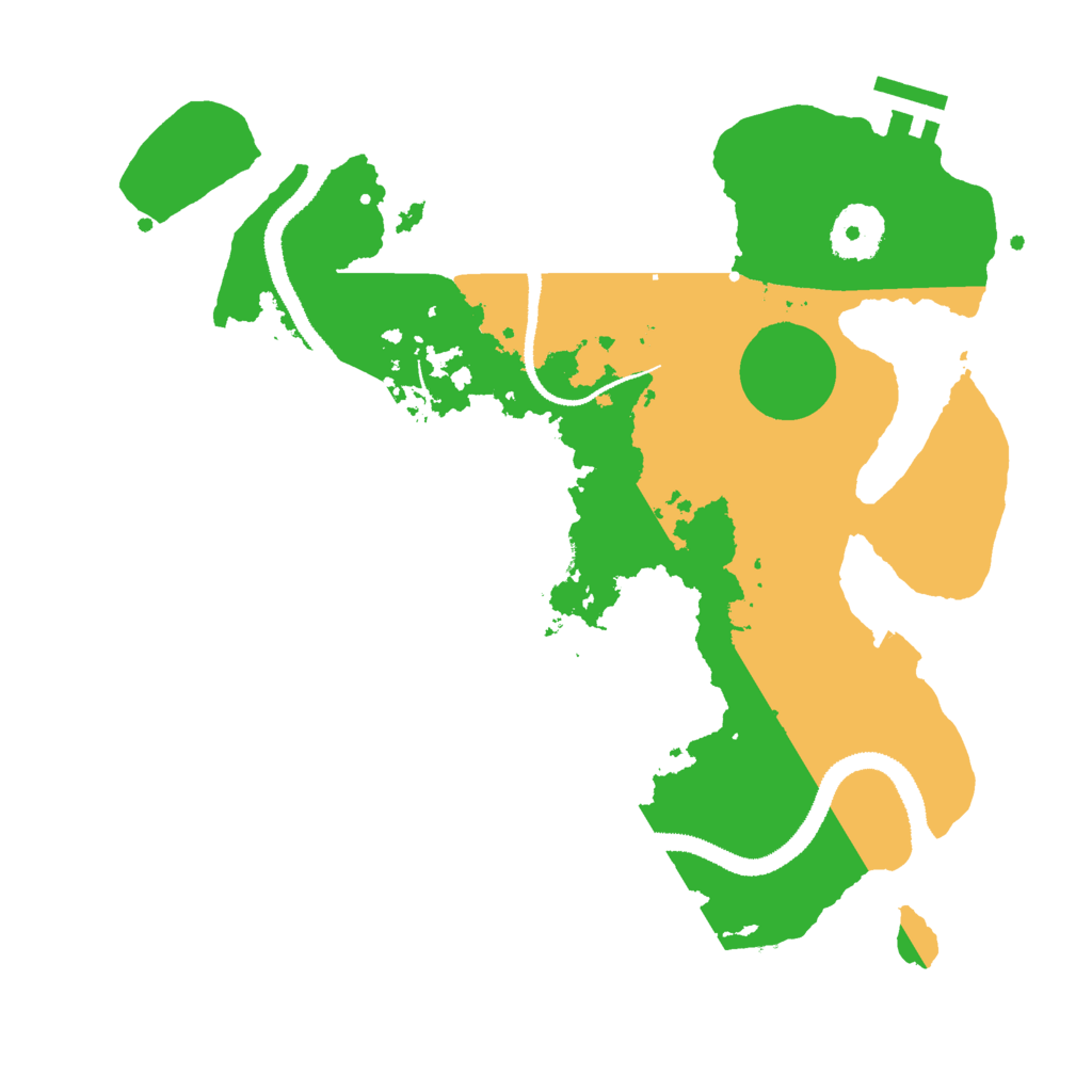 Biome Rust Map: Procedural Map, Size: 3000, Seed: 229390092