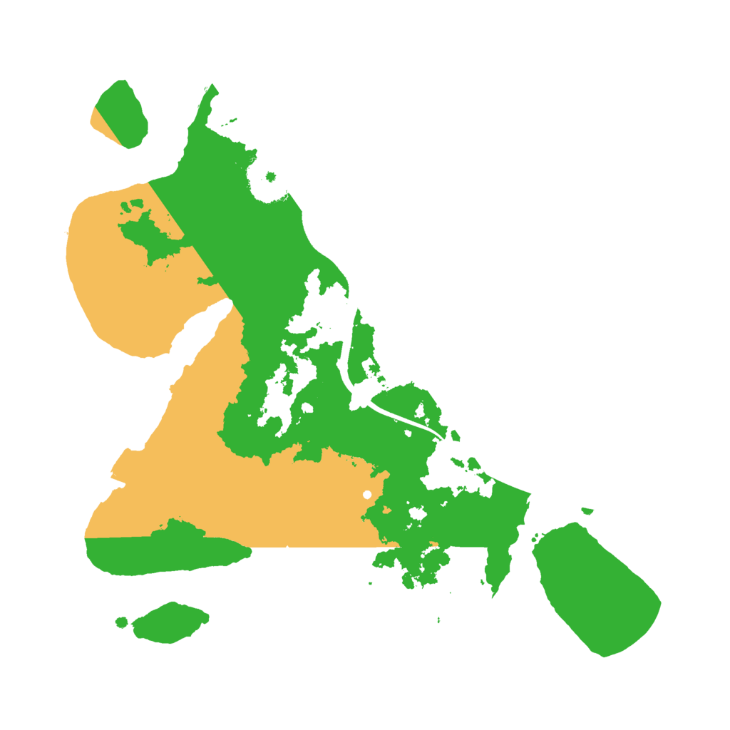 Biome Rust Map: Procedural Map, Size: 2500, Seed: 1487544205