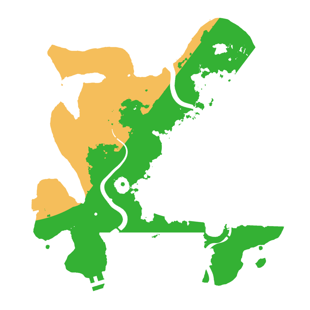 Biome Rust Map: Procedural Map, Size: 3000, Seed: 847034152