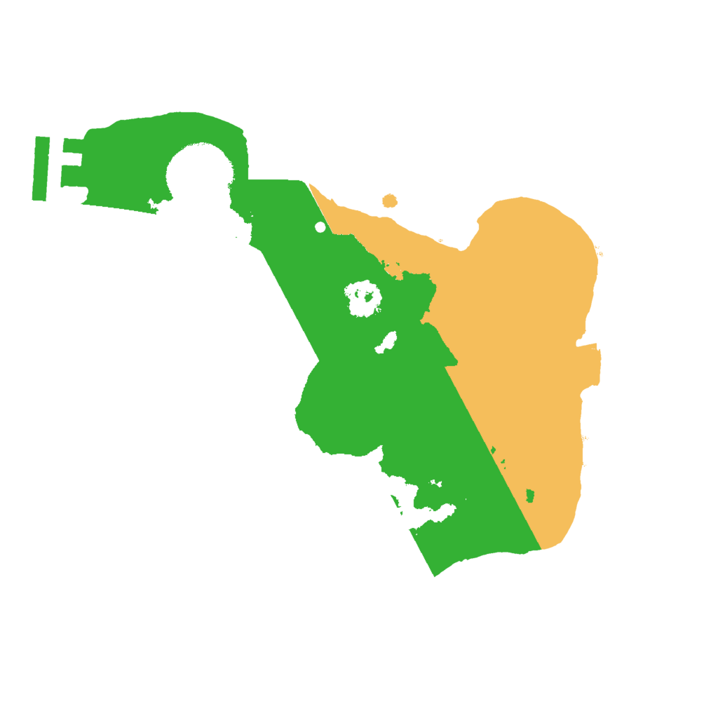 Biome Rust Map: Procedural Map, Size: 2000, Seed: 990069895