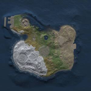 Thumbnail Rust Map: Procedural Map, Size: 2000, Seed: 990069895, 6 Monuments