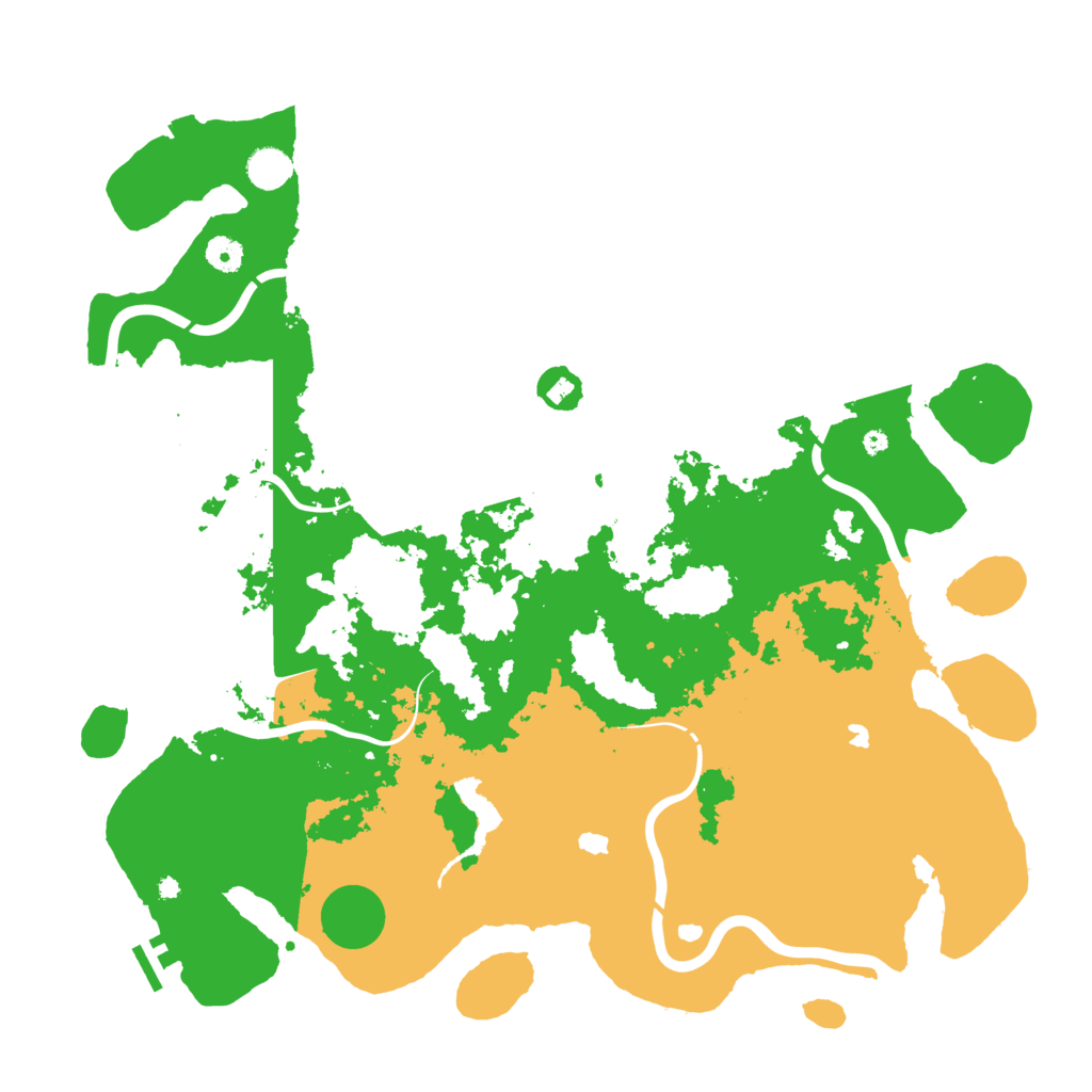Biome Rust Map: Procedural Map, Size: 4500, Seed: 9959