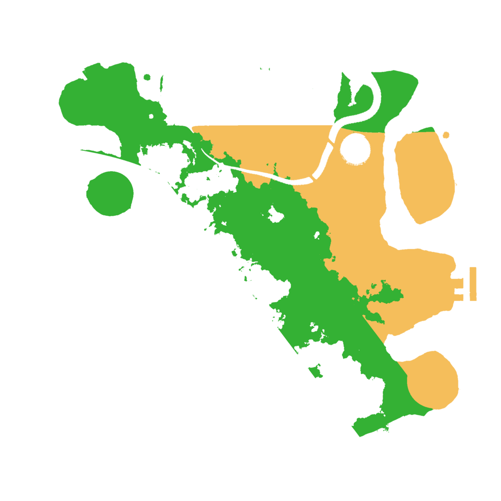 Biome Rust Map: Procedural Map, Size: 3000, Seed: 994605297