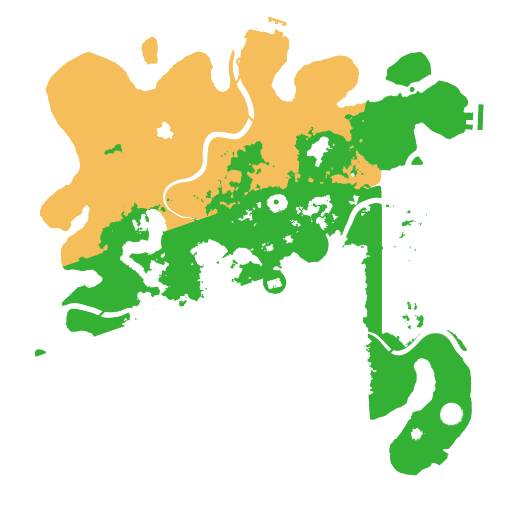 Biome Rust Map: Procedural Map, Size: 4000, Seed: 28863785
