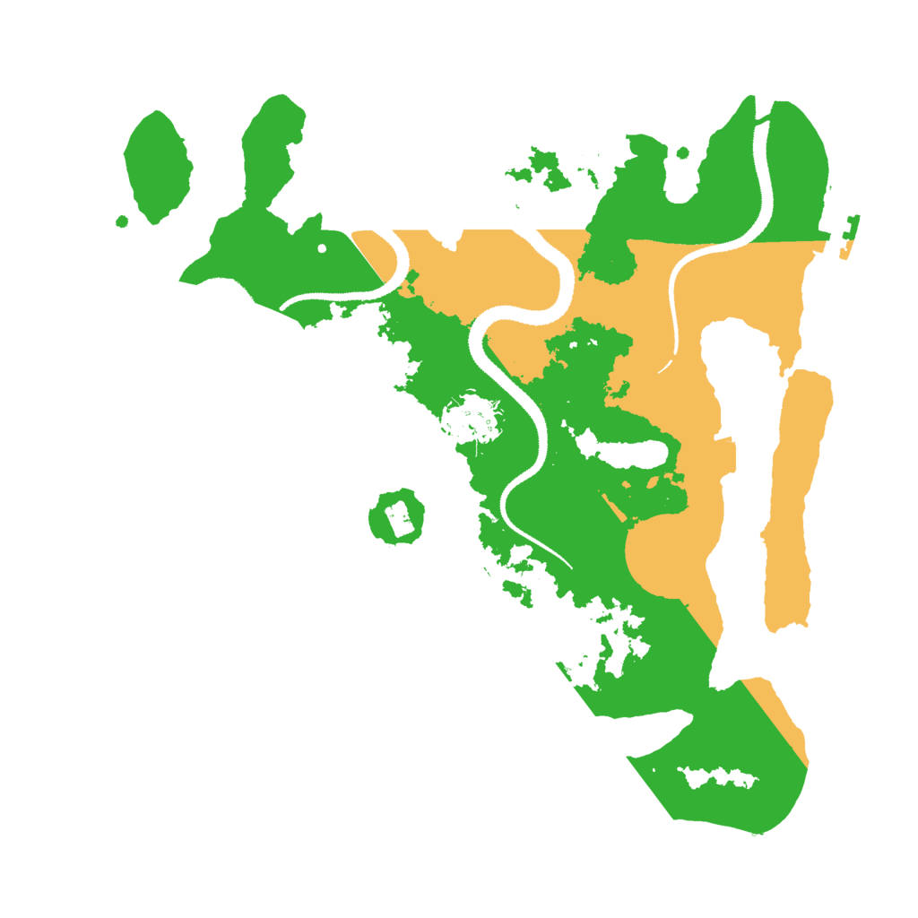 Biome Rust Map: Procedural Map, Size: 3000, Seed: 1346457
