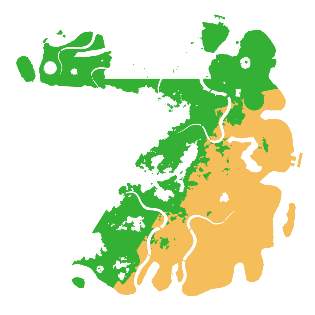 Biome Rust Map: Procedural Map, Size: 4300, Seed: 837465