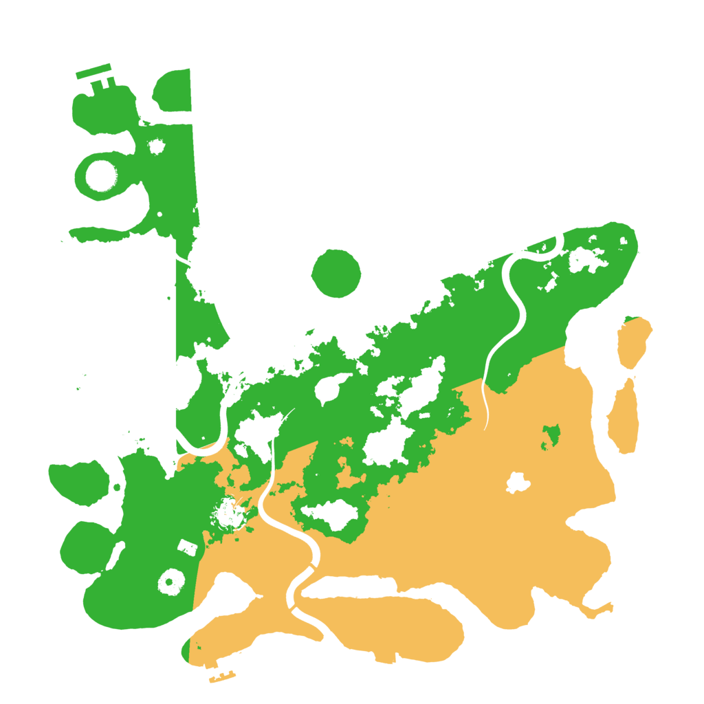 Biome Rust Map: Procedural Map, Size: 4000, Seed: 63563363