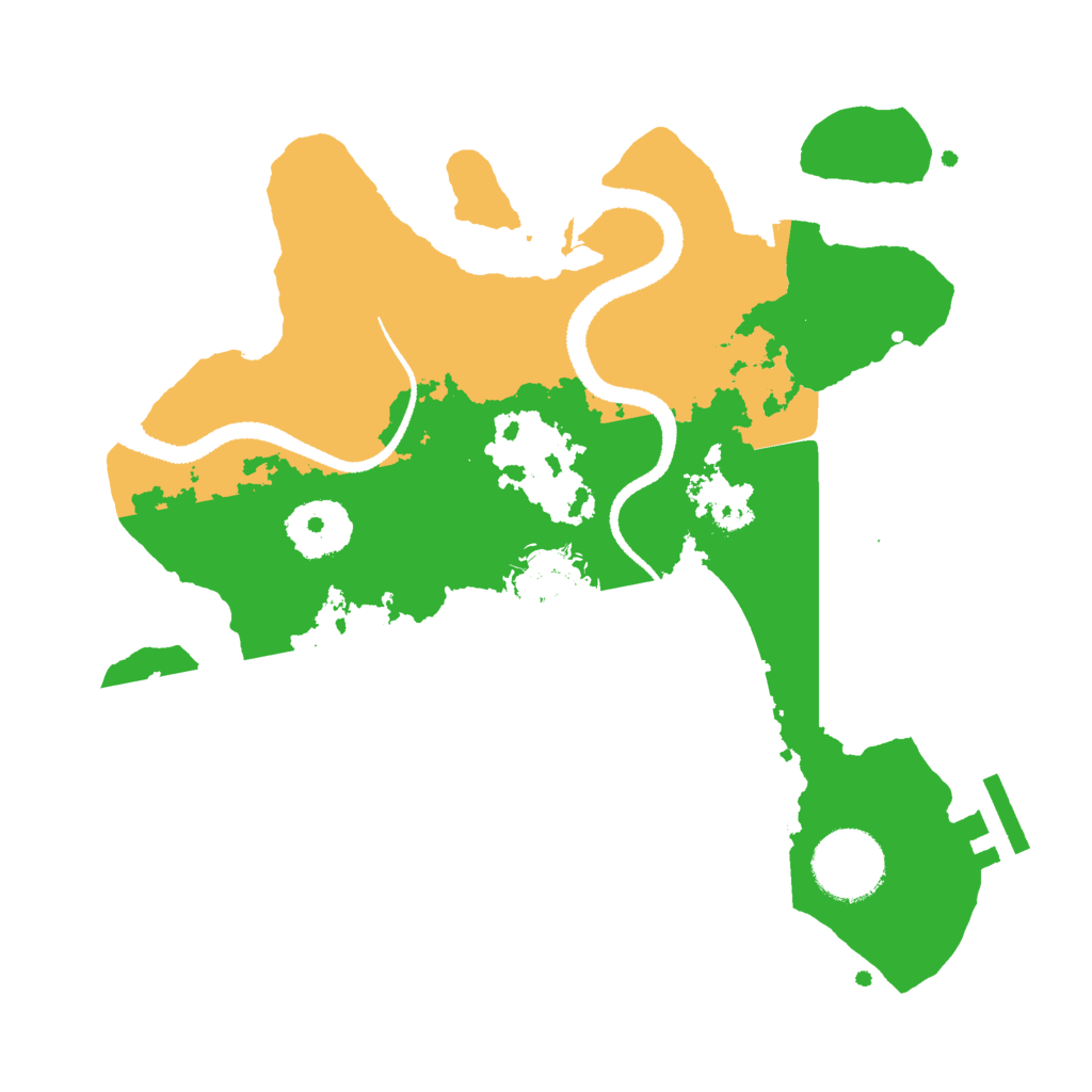 Biome Rust Map: Procedural Map, Size: 2700, Seed: 3700