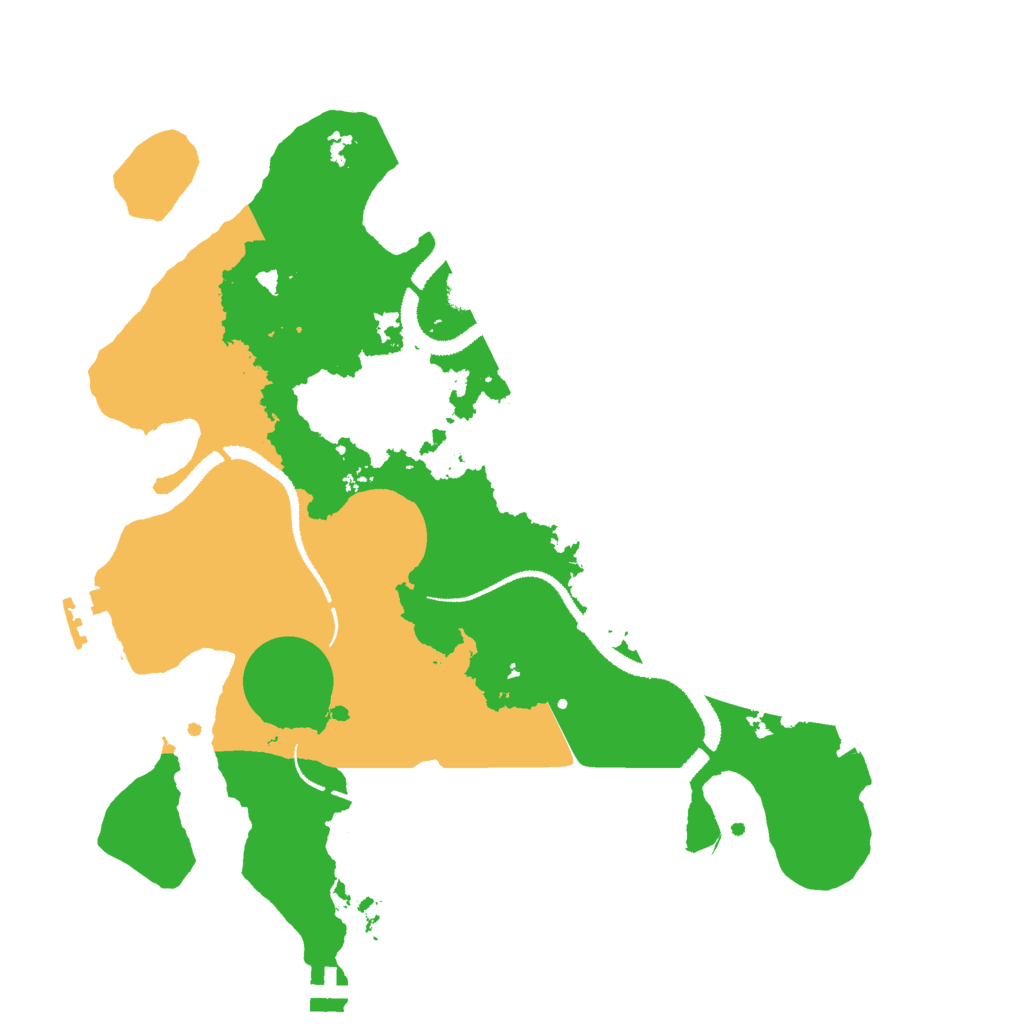 Biome Rust Map: Procedural Map, Size: 3000, Seed: 709084