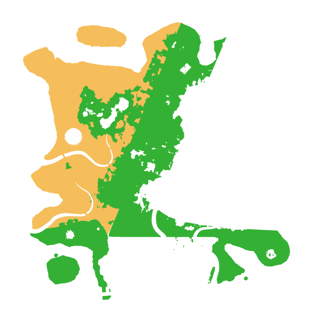 Biome Rust Map: Procedural Map, Size: 3300, Seed: 144377364