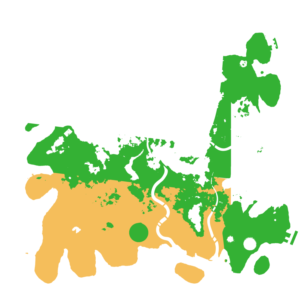 Biome Rust Map: Procedural Map, Size: 4250, Seed: 627153242