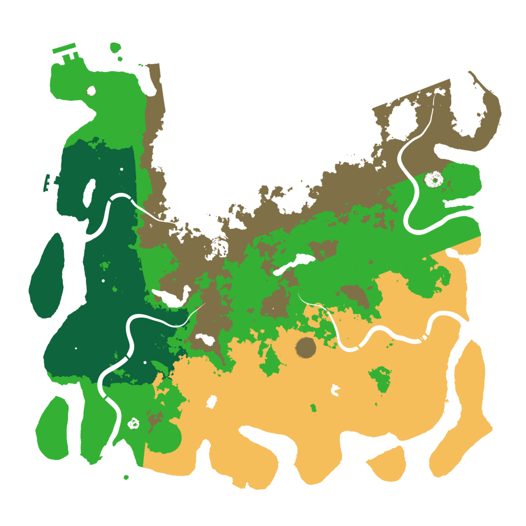 Biome Rust Map: Procedural Map, Size: 4500, Seed: 246203621